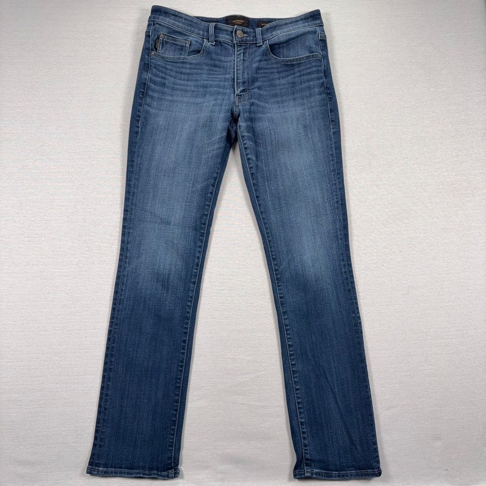 Outpost Makers Original Straight Jeans Mens 32x34 Blue Stretch Denim